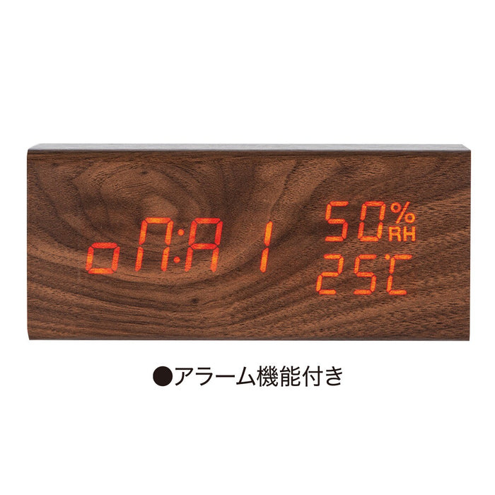 LED CLOCK HOLZ-SWC