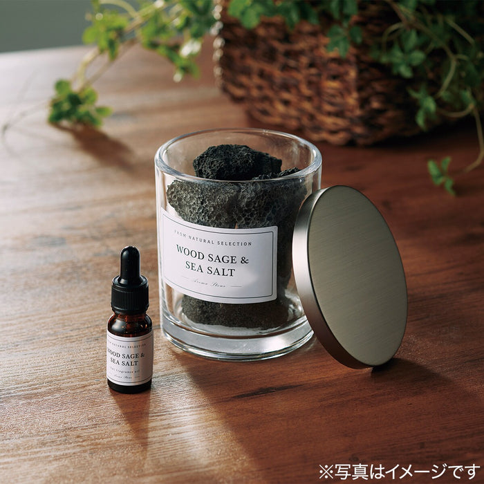 LAVA STONE DIFFUSER BK WOOD SAGE & SEA SALT