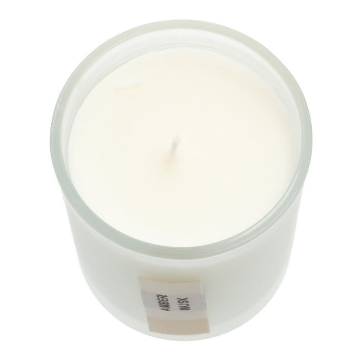 Glass Candle Foresta IV Amber Musk