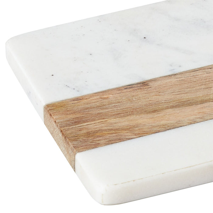 MARBLE AND WOOD COASTER SQUARE IV AB02