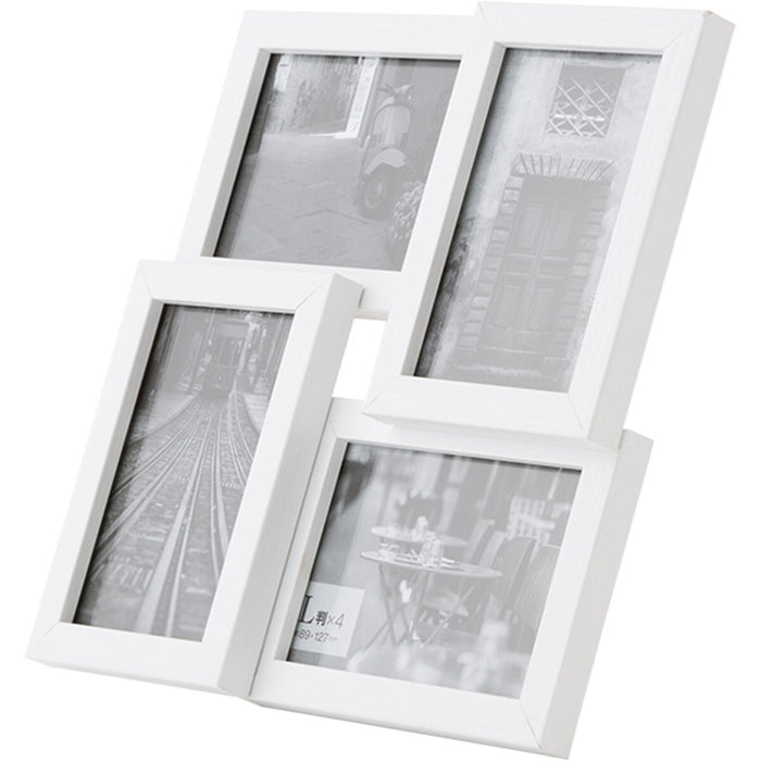 PHOTO FRAME 4W WH