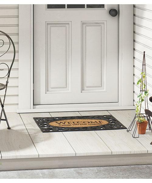 Door Mat Leaf  41-38