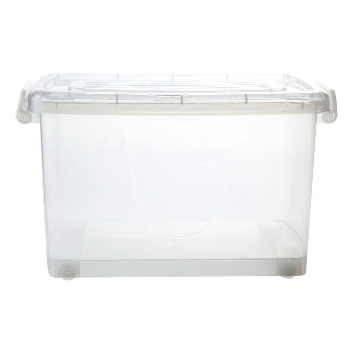 DURABLE STORAGE BOX WITH LID 81L