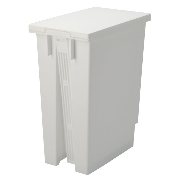 SLIM PEDAL BIN 45L WH