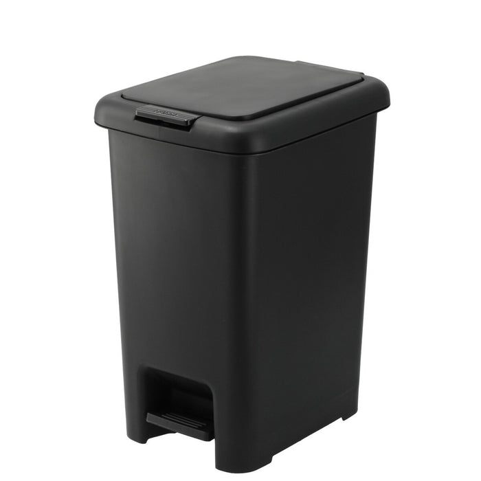 ANTIBACTERIAL AND DEODORANT STEP/PUSH DUST BIN 30L BK