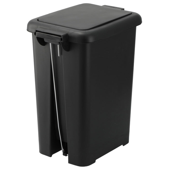 ANTIBACTERIAL AND DEODORANT STEP/PUSH DUST BIN 30L BK