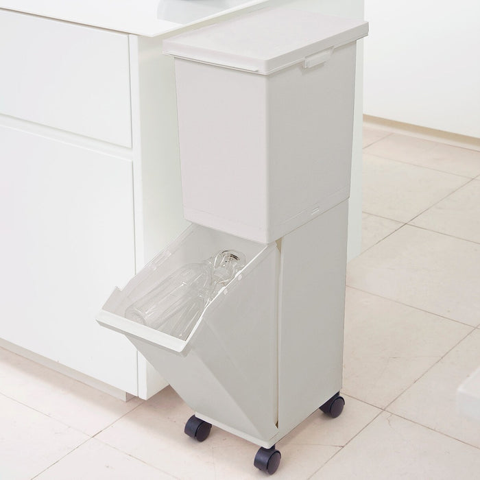 SEPARATED SLIM TRASH CAN 36L