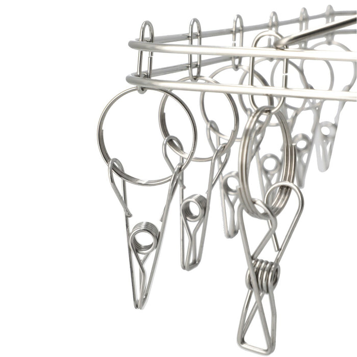 STAINLESS LAUNDRY HANGER 24P