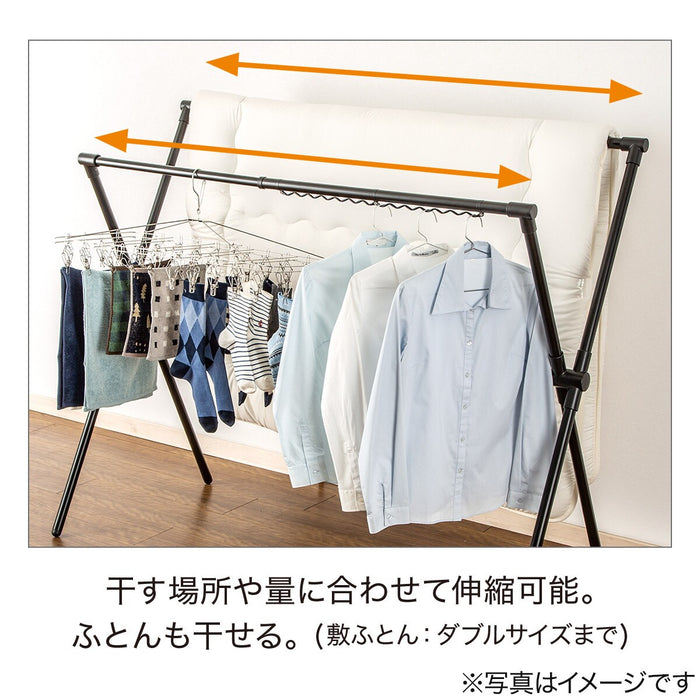 DRYING CLOTHES RACK HW01X BK 2