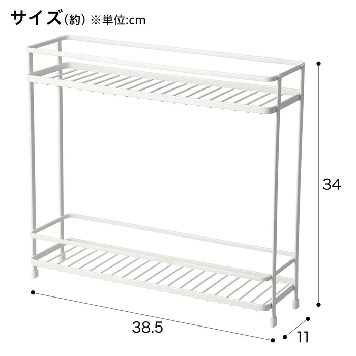 WIRE BATH RACK 2TIER PIATTO-2 W38.5D11H34