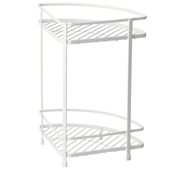 WIRE BATH RACK 2TIER CORNER PIATTO-2 W27.7D20H34