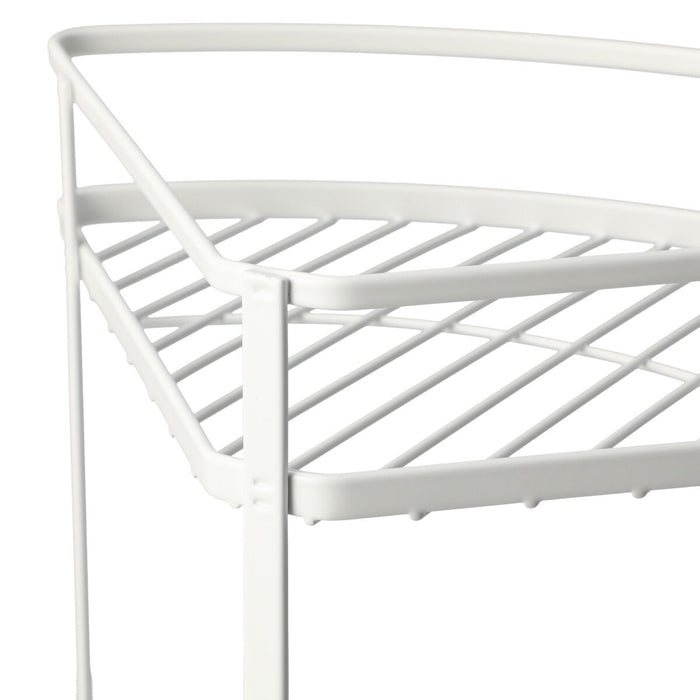 WIRE BATH RACK 2TIER CORNER PIATTO-2 W27.7D20H34