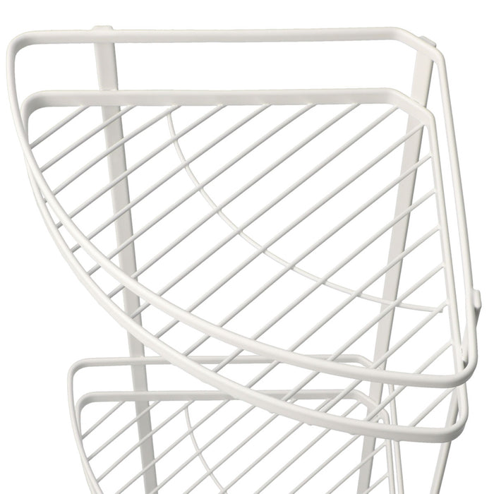 WIRE BATH RACK 3TIER CORNER PIATTO-2 W27.7D20H61