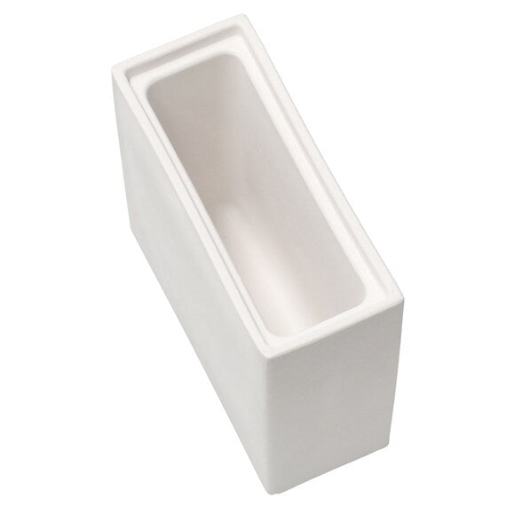 Porous Ceramic Tooth Brush Stand Square WH