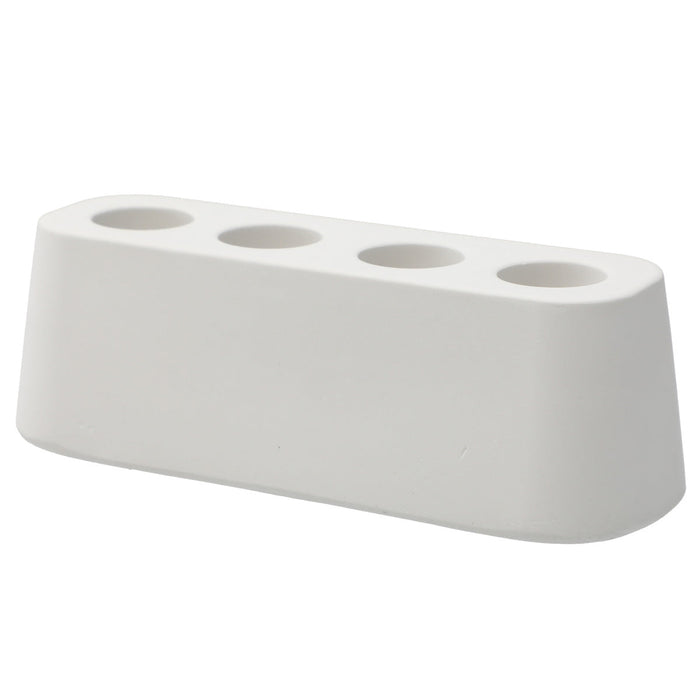 Porous Ceramic Tooth Brush Stand 4 WH