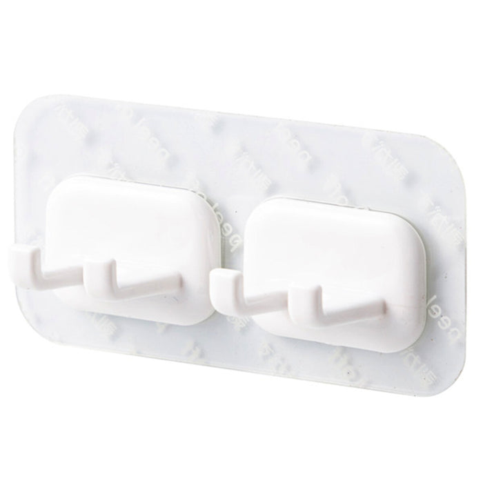 ADHESIVE DOUBLE TOOTH BRUSH HOLDER JP01