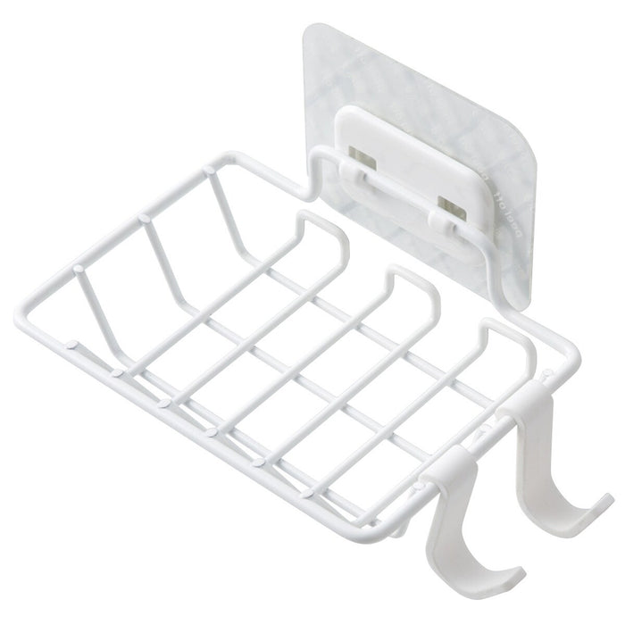 ADHESIVE STAINLESS STEEL SOAP DISH HOLDER JP01