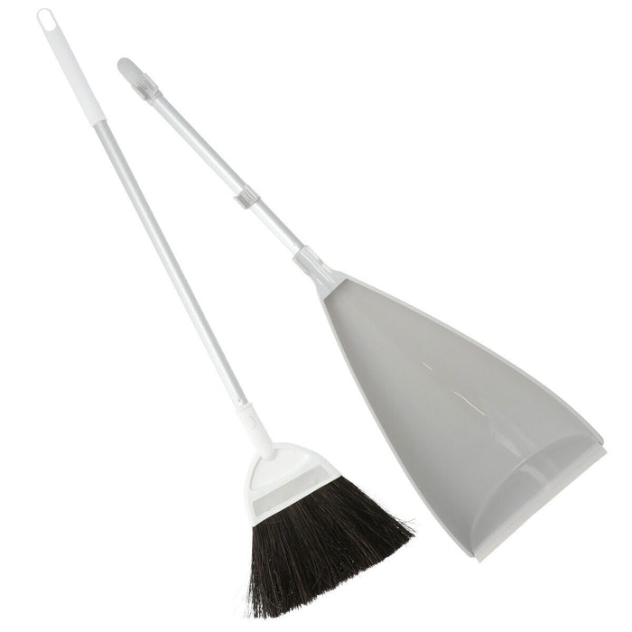 BROOM WITH DUSTPAN GY