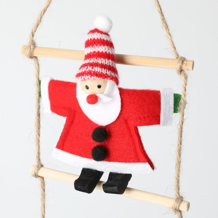 CHRISTMAS ORNAMENT HANGING SANTA n2GL