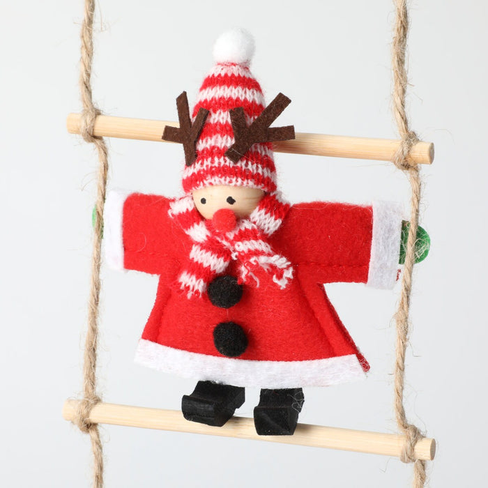 CHRISTMAS ORNAMENT HANGING SANTA n2GL