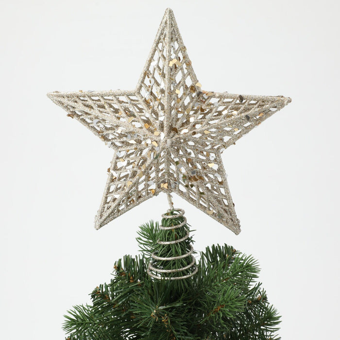 CHRISTMAS 21CM STAR TREE TOPPER YF-20-JP003 n2AS