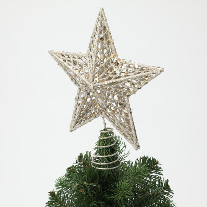 CHRISTMAS 21CM STAR TREE TOPPER YF-20-JP003 n2AS