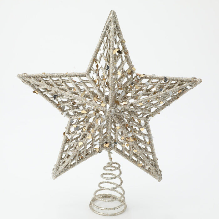 CHRISTMAS 21CM STAR TREE TOPPER YF-20-JP003 n2AS