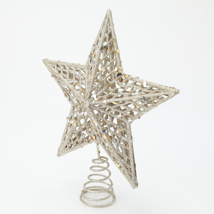 CHRISTMAS 21CM STAR TREE TOPPER YF-20-JP003 n2AS