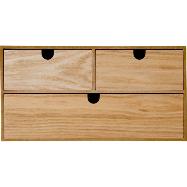 STORAGEBOX NATURAL WOOD 2STEP NA