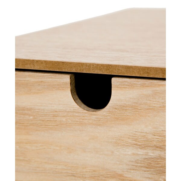 STORAGEBOX NATURAL WOOD 2STEP NA