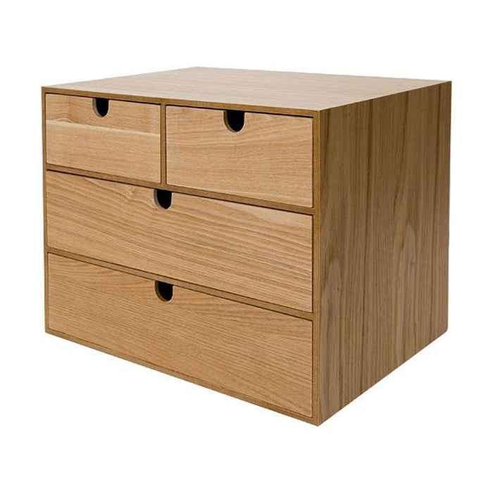 STORAGEBOX NATURAL WOOD 3STEP NA