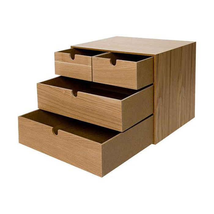 STORAGEBOX NATURAL WOOD 3STEP NA