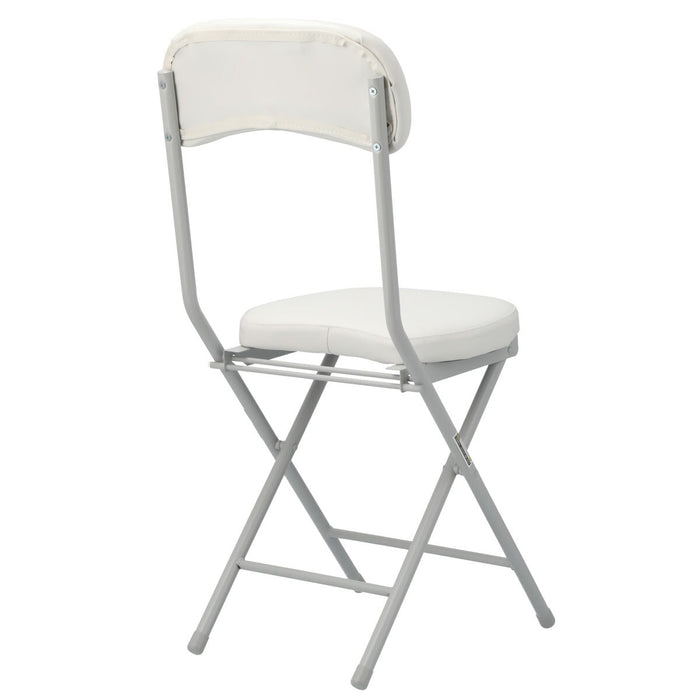 FOLDING CHAIR BURMESE WH