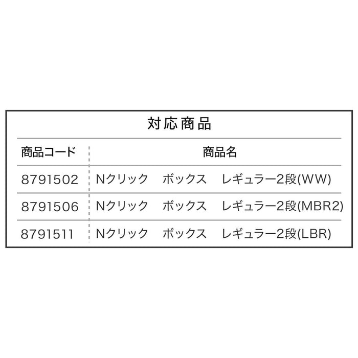 NCLICK BOX TOP PANEL FOR REG 2TIER WW