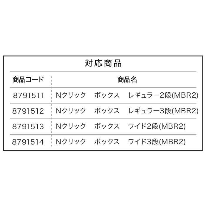 Additional Shelf Nclick Box Reg MBR2