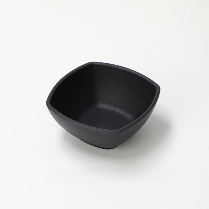 HIGH HEAT RESISTANT SQUARE BOWL 10CM BK