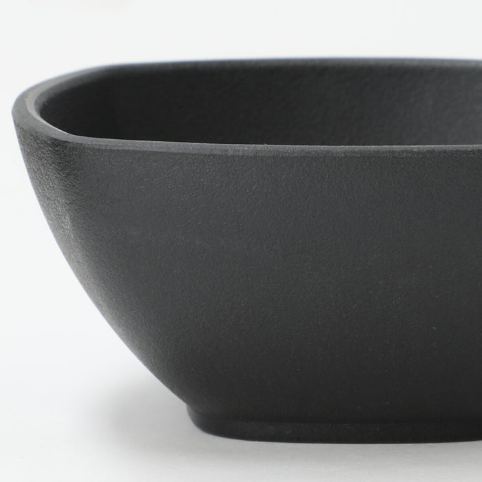 HIGH HEAT RESISTANT SQUARE BOWL 10CM BK