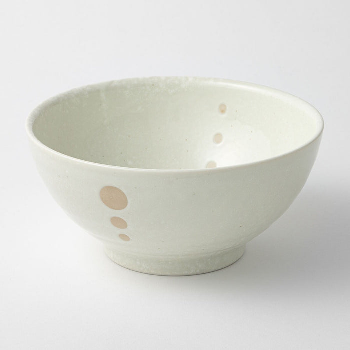 Rice Bowl Sanuki Dot WH D18.5xH8.8