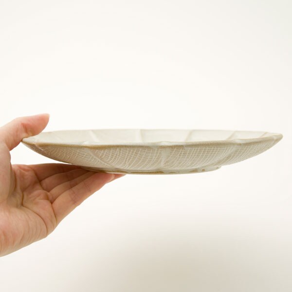 ROUND PLATTER SHINOGI HAKUYU