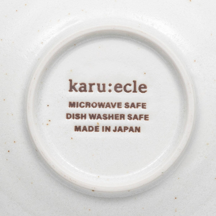 LIGHTWEIGHT 12CM DISH KARUEKURE SHIROKARATU