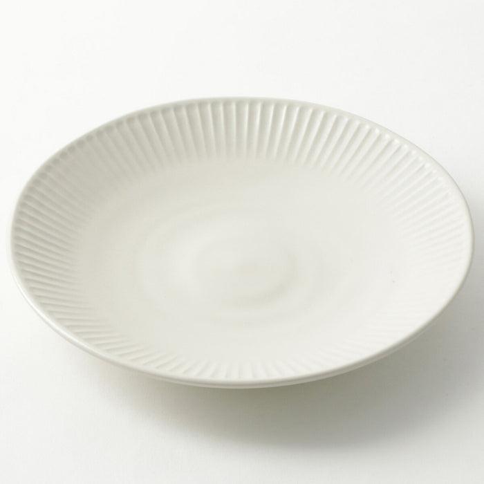 LIGHT WEIGHT ROUND PLATE 18CM WH SG