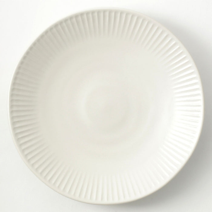 LIGHT WEIGHT ROUND PLATE 18CM WH SG