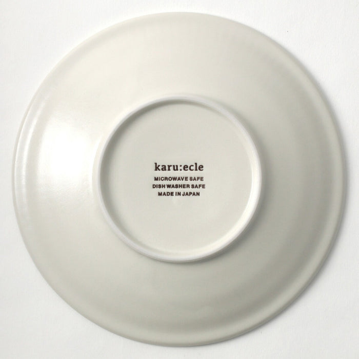 LIGHT WEIGHT ROUND PLATE 18CM WH SG