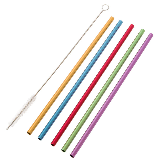 Aluminium Straw 5P