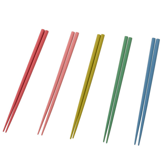 Chopsticks Rainbow 5P 23Cm