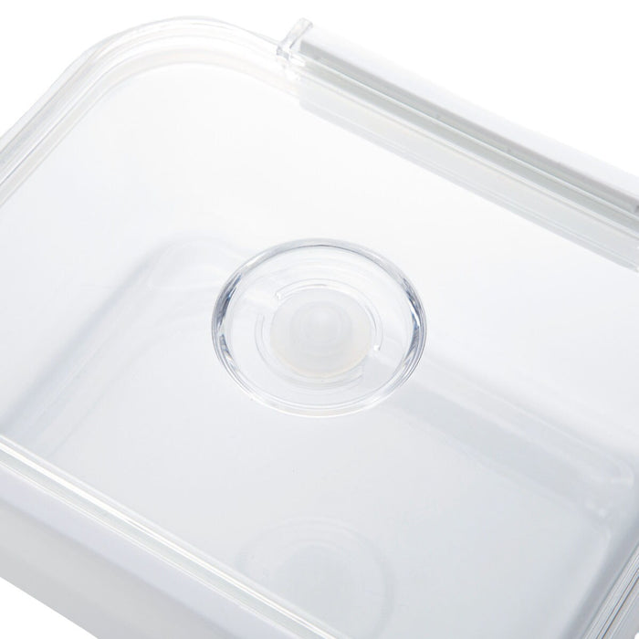 HEAT RESISTANT GLASS VACUUM STORAGE CONTAINER1040ML RECTANGULAR