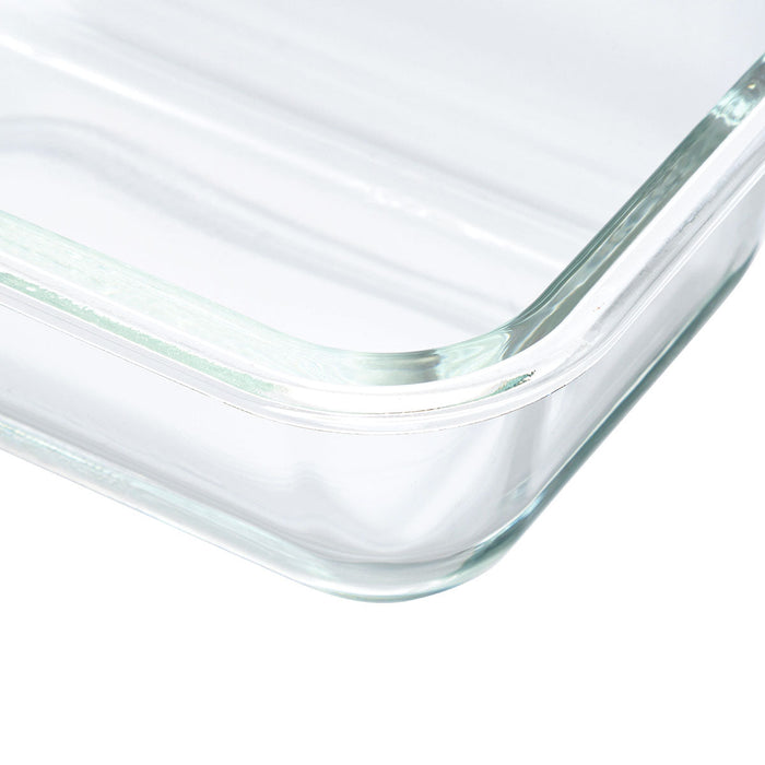 Heat Resistant Glass Storage Container 370ML Rectangular