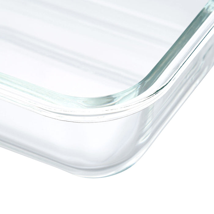 Heat Resistant Glass Storage Container 650ML Rectangular