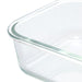 Heat Resistant Glass Storage Container 1500ML Rectangular