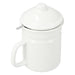 Enamel 1.1L Oil Pot  YF-A-012 WH